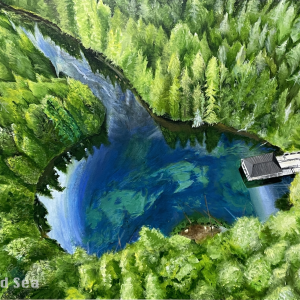 Kitch-iti-Kipi (Canvas Print)