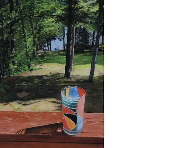 Grandpa’s Backyard (Oil, 24×18)