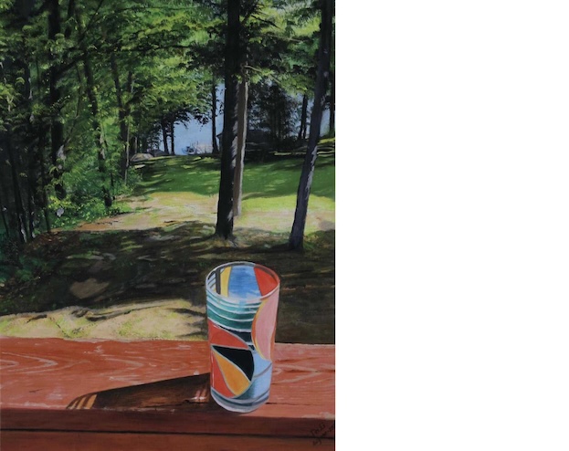 Grandpa’s Backyard (Oil, 24×18)